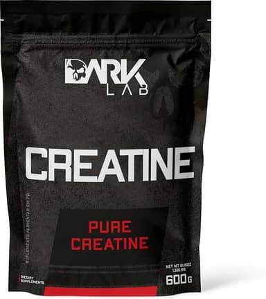 Creatina Pura Dark Lab 600g, Monohidratada 100% de Pureza, Sem Sabor