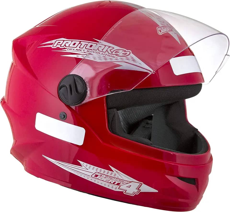 Pro Tork Capacete New Liberty Four 56 Vermelho