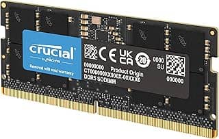 Crucial Memória RAM para Notebook, 8GB, DDR5, 4800MHz, CL40