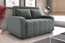 Sofa Cama Amora New 3 Lugares Suede Veludo Cinza Aconchegante (Cinza)