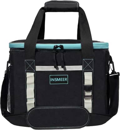 INSMEER Bolsa Térmica 25L/48L Grande, Impermeável, Cooler para Marmita, Caixa Térmica com Alça Desmontável - Ideal para Praia, Acampamento