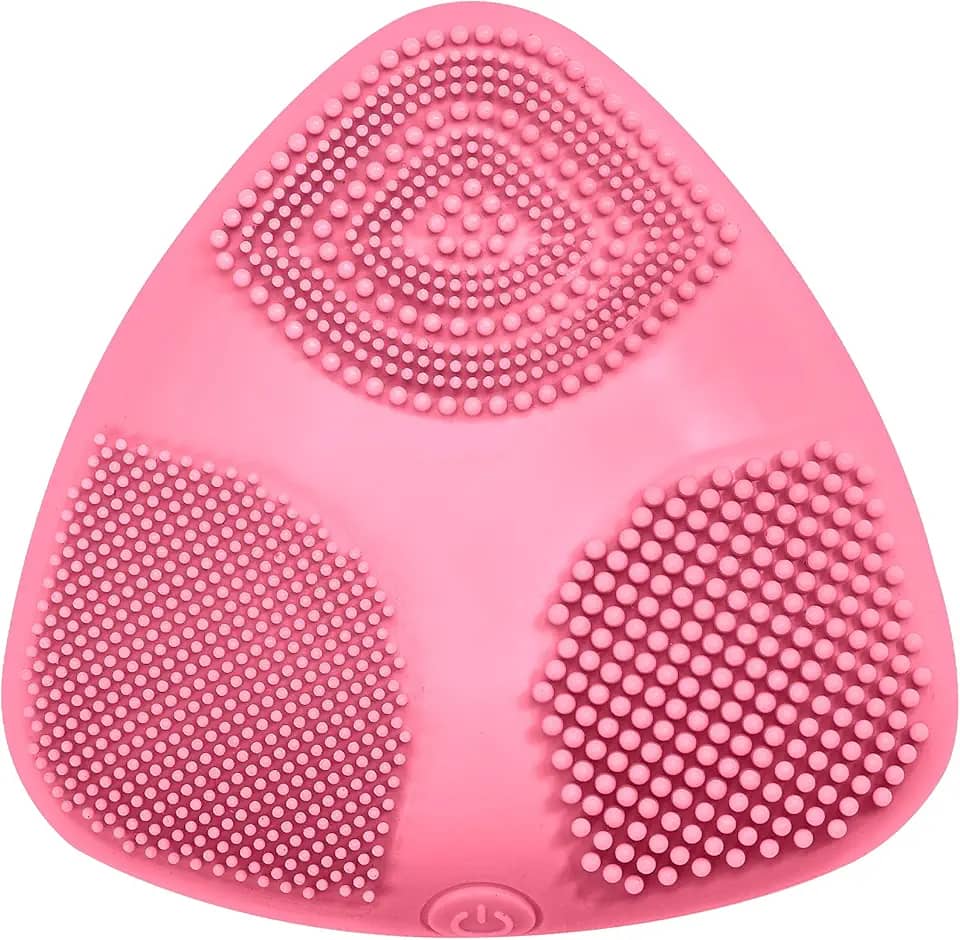 Conair True Glow Da Skinpod Escova De Limpeza Facial De Silicone Com 3 Zonas De Escova E Vantagem Sônica Operada Por Bateria