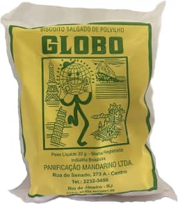 Biscoito de polvilho salgado Globo 30g