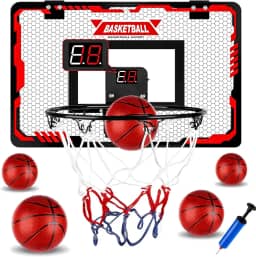 Cesta de Basquete, Aro de Basquete, Cesta de Basquete Interna com Placar Eletrônico 45 * 29,5cm