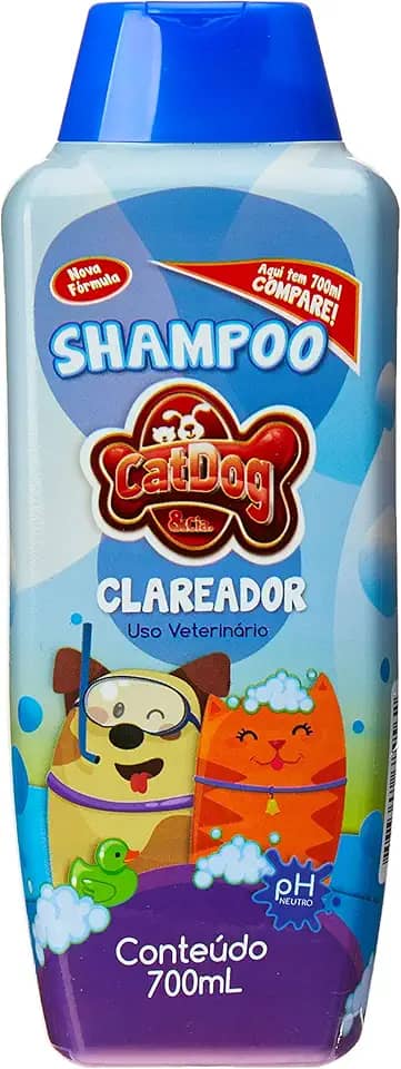 Catdog Shampoo Clareador 700Ml Para Cães