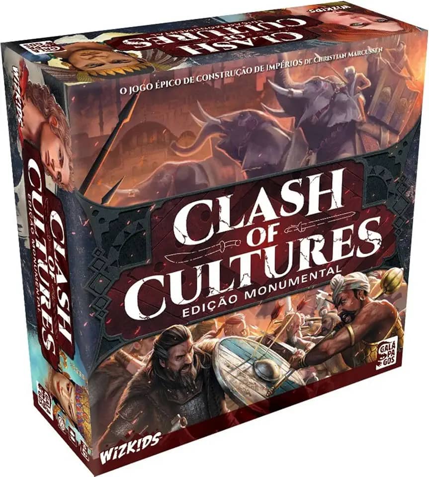 Jogo de tabuleiro Clash of Cultures: Edição Monumental Galápagos