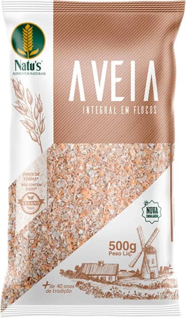 Natu's, Avêia em Flocos, 500 Gramas