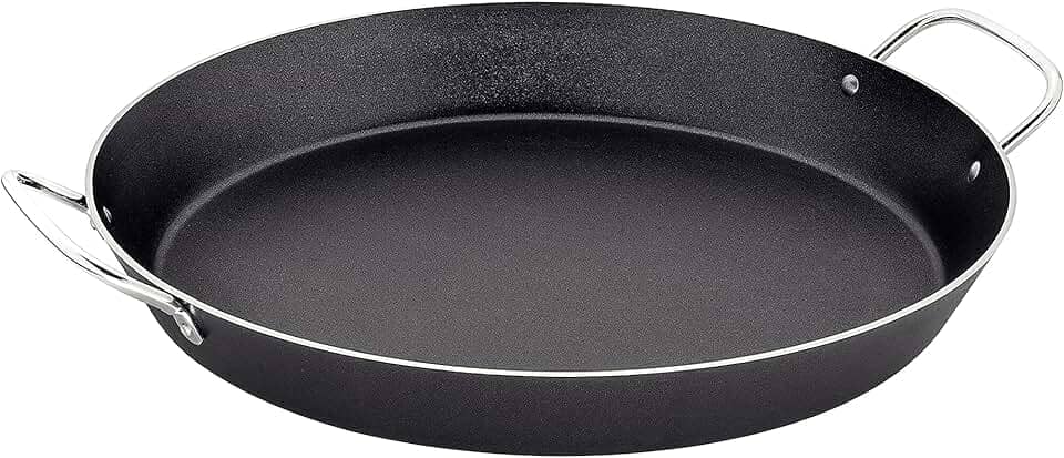 Paellera de Alumínio com Revestimento Interno de Antiaderente Diâmetro 34Cm, Tramontina 20125034, Grafite