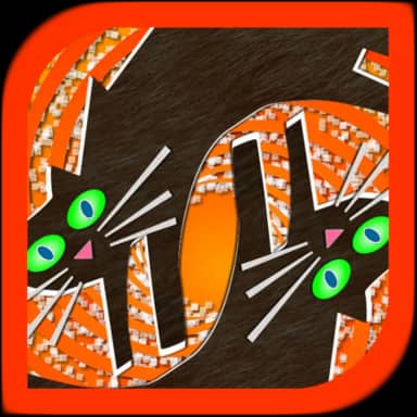 Psycho Cat Go Launcher Android theme.