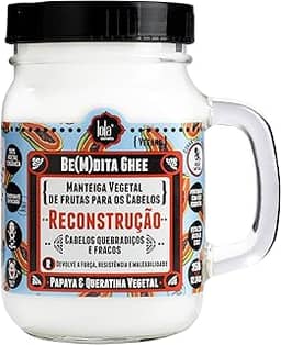 Bemdita Ghee Máscara Reconstrução Mamão 350g, Lola Cosmetics