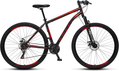 Colli Bike, Bicicleta Athena Aro 29 Freios a Disco Dianteiro e Traseiro, 36 Raias, 21 Marchas, Suspensão Dianteira