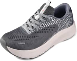 Sapatos masculinos com bico largo, suporte de arco, tênis de largura larga para corrida, caminhada, tênis, ortopédico, fascite plantar, treino, flux, com sola grossa acolchoada zero drop