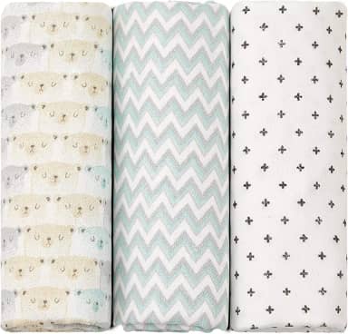 Papi Textil Cueiro Flanelado Papi Baby Estampado 80Cm X 80Cm 03 Un Verde