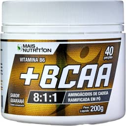 Mais Nutrition BCAA Pó 8:1:1 Sabor Guarana 200g