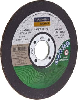 Tramontina 42593004, Disco de Corte para Pedras 4.1/2'', Grãos em Carboneto de Silício