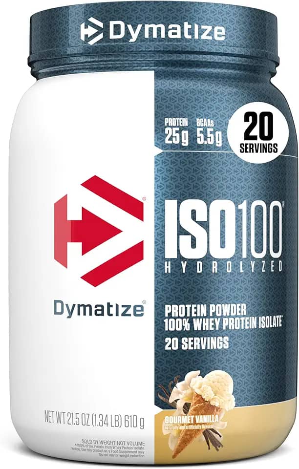 Dymatize Iso 100 Whey Protein Vanilla 1.3Lb 600Gr