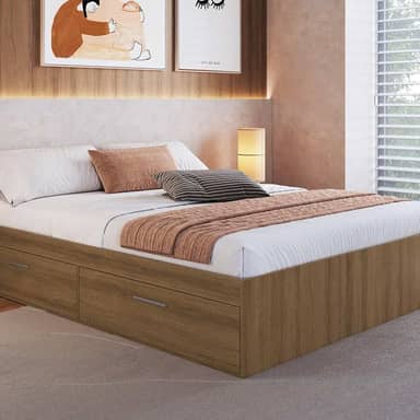 Cama Casal Queen com 4 Portas 160 Tókio Mel