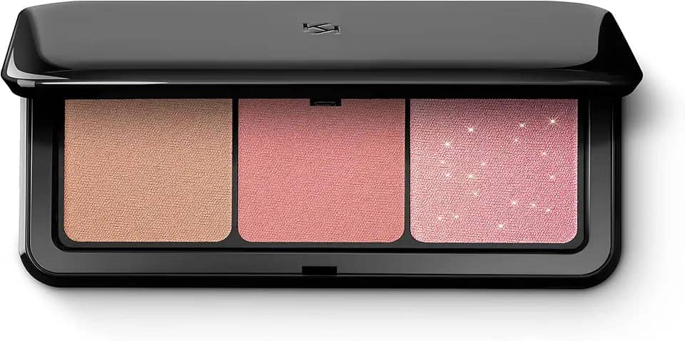 KIKO MILANO, Multi Finish Trio Blush & Bronzer Palette, Paleta Compacta 2 em 1, Cor