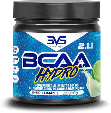 BCAA Hydro 300g | Sabor Limão | 3VS Nutrition