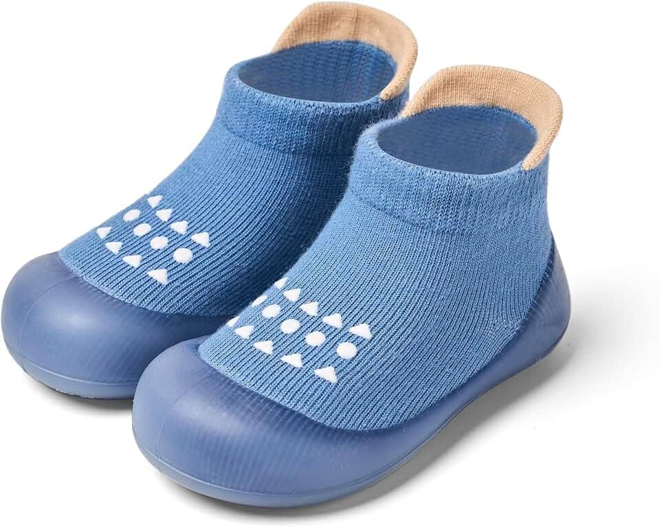 Sapatos de caminhada para bebês, antiderrapante, respirável, com sola de borracha macia, tênis para bebês meninos e meninas