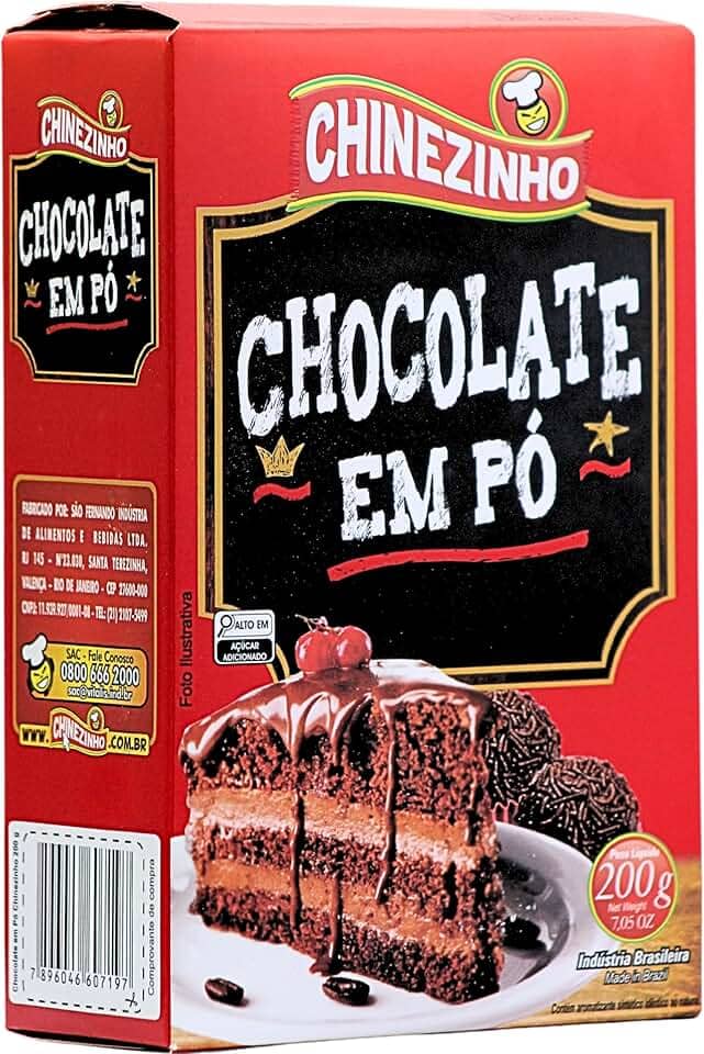 Chinezinho Chocolate Em Pó 200 Gramas