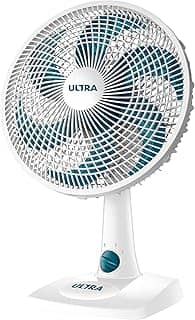 Ventilador de mesa 30cm, Ultra, 110V, Branco/Azul - V-30-6P