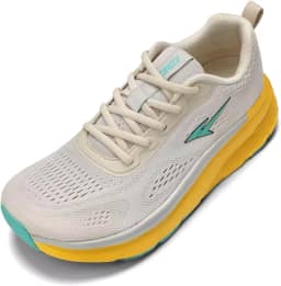 Tênis masculino de corrida de estrada acolchoado, antiderrapante, para pés largos, confortável, atlético, academia, treino, largura larga