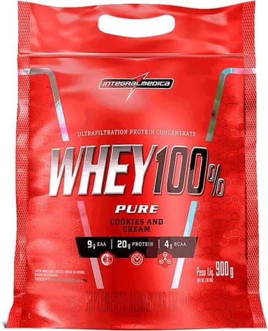 Whey 100% Pure Refil (900G), Integralmédica