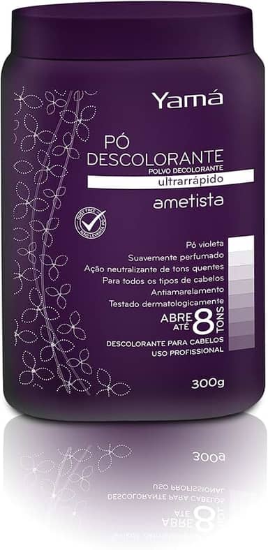 YAMA Pó Descolorante Ametista Yama Roxo