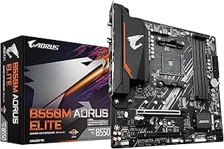 Placa Mãe Gigabyte B550M AORUS Elite, Chipset B550, AMD AM4, mATX, DDR4