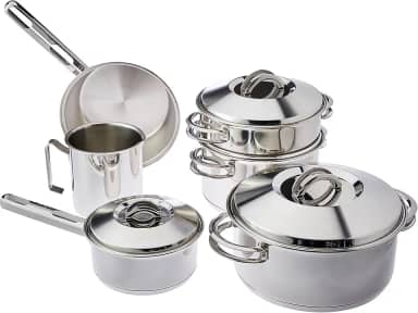 Jogo de Panelas em Aço Inox 6 peças Solar Tramontina