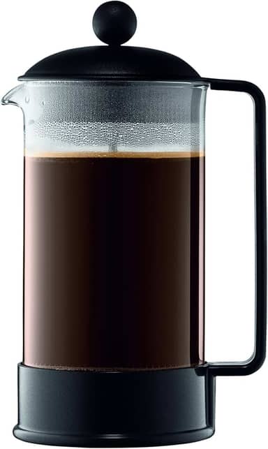 Prensa francesa Bodum Brazil French Press 1548-01US, 1 litro, preto