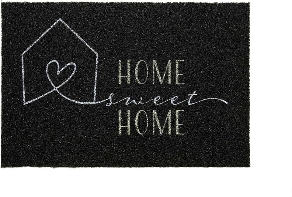 Capacho Vinil Kapazi Super Print 40x60cm para entrada – Estampa Home Love | Antiderrapante Decorativo