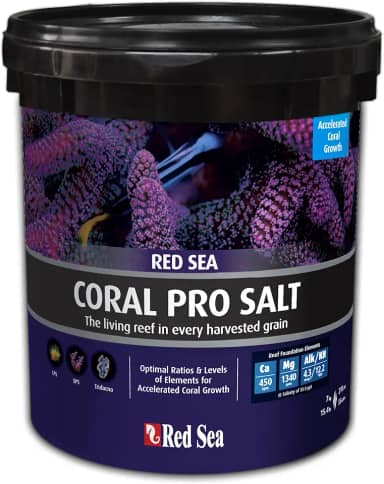 Red Sea Coral Pro Reef Salt Mix Pequeno Balde | Faz um aquário marinho completo de água salgada marinha fórmula avançada para saúde e estabilidade dos corais ideais