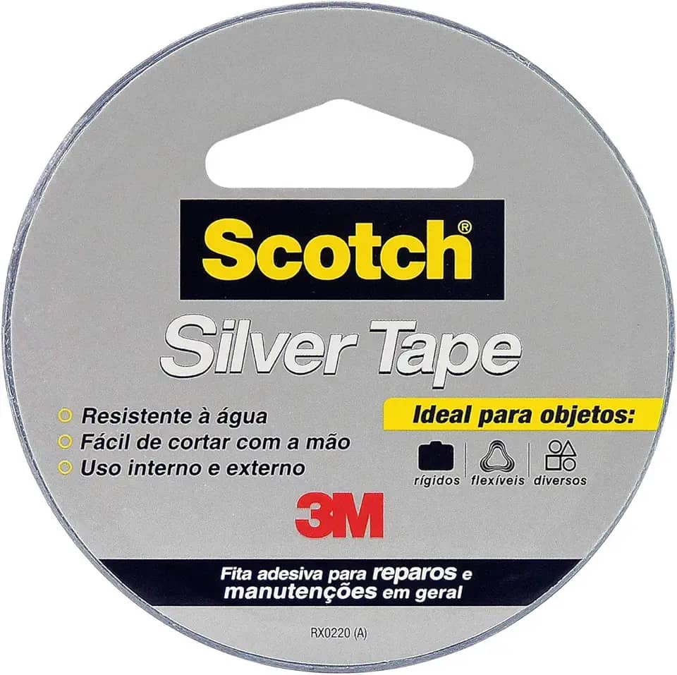 Scotch, 3M, Fita Silver Tape - 45 mm x 5 m, Multicor