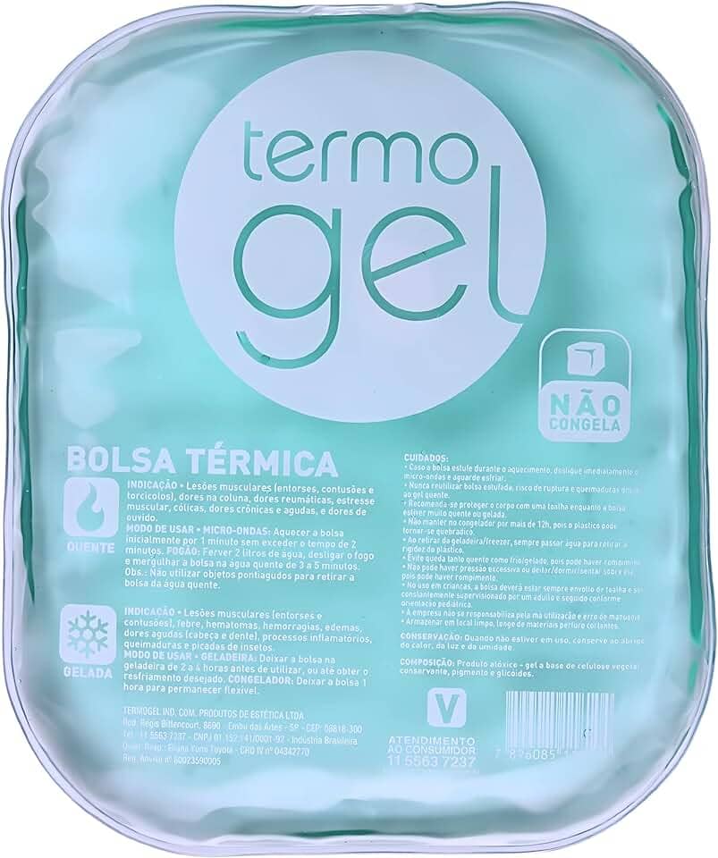 Termogel Bolsa Térmica Crystal 170 X 200Mm Grande Verde