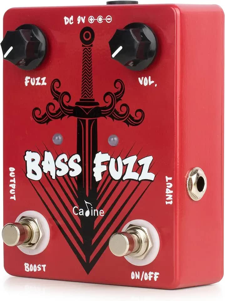 Caline Pedal Cp-82 Bass Fuzz Com Efeito Boost True Bypass 9V
