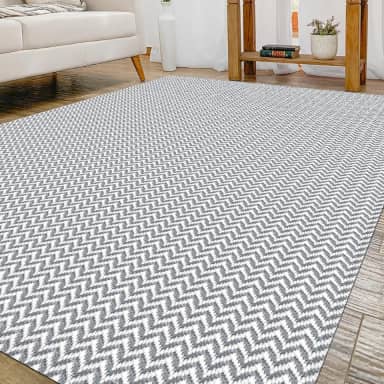 Tapete Antiderrapante para Sala 1,40m x 1,00cm (Cinza)
