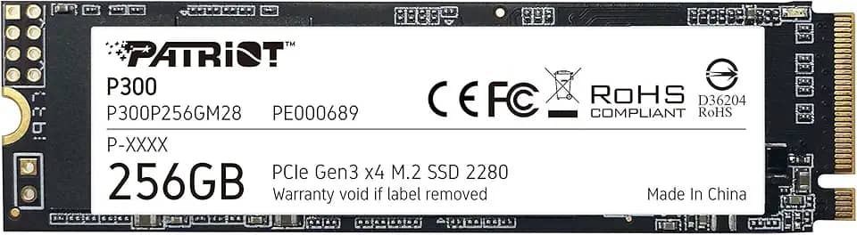 SSD PATRIOT 256GB P300 M.2 PCIE GEN 3X4