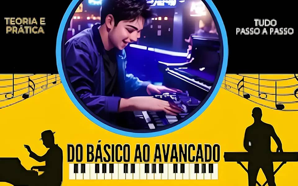 Curso de Teclado: Fundamentos & Aplicações: Curso completo de teclado para iniciantes e músicos em evolução.