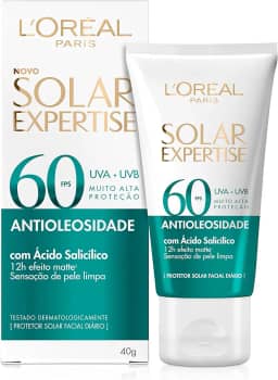 L'Oréal Paris Solar Expertise Antioleosidade FPS 60 - Protetor Solar Facial 40g