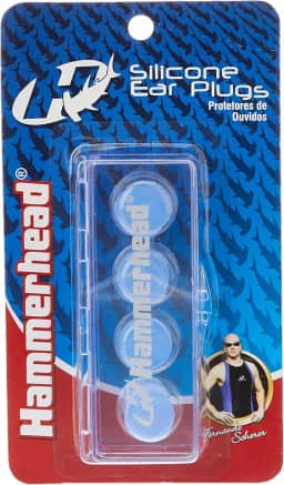 Protetor De Ouvido De Silicone - 4 Peças Hammerhead Unissex