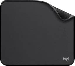 Mouse Pad Logitech Studio Series com Base de Borracha Antiderrapante, Fácil Deslizamento e Superfície Resistente a Derramamentos - Grafite