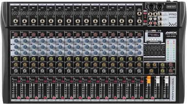 Mesa De Som 16 Canais Asx Com Equalizador Efeito Interface