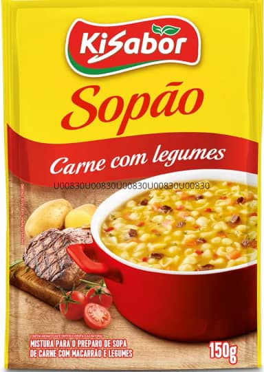 KiSabor Sopão De Carne Com Legumes Kisabor 150 Gramas