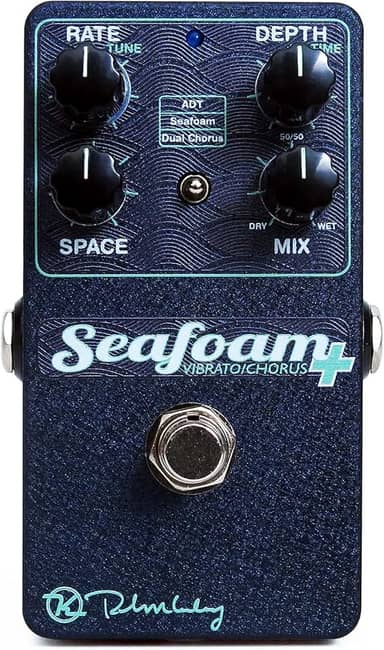 Keeley Pedal de efeitos Seafoam Plus Vibrato Chorus, Azul (KSea2)