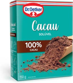 Dr.Oetker Dr. Oetker Cacau Em Pó Solúvel 100% Cacau Para Saborosas Receitas De Bolos Tortas Brigadeiros E Sobremesas Com Chocolate 150G