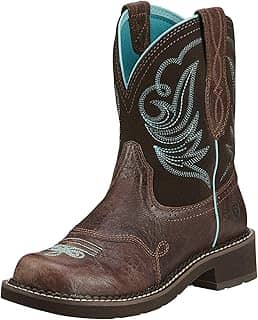 Fatbaby Western Boot – Botas femininas de couro ocidental Ariat Fatbaby Heritage Dapper Western Boot feminino