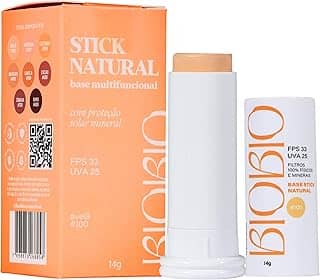 Base Multifuncional Em Bastão Com Cor E Protetor Solar Fps33 Tom #100 (Avelã)