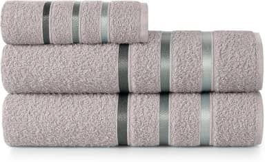 Jogo de Toalha 02 Banho e 01 Rosto, 100% Algodão Teka Dry